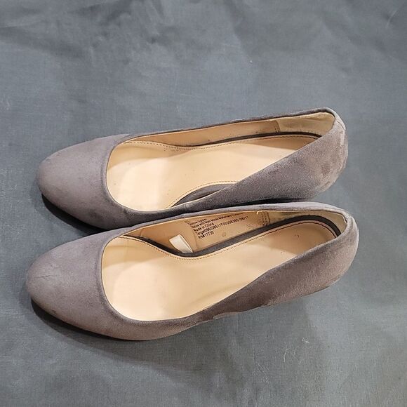 A.NEW DAY ELLORI CHUNKY HEEL PLATFORM SUEDE PUMP - Picture 6 of 16